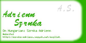 adrienn szrnka business card